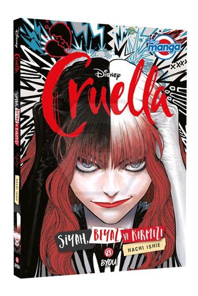 Dısney Manga CruellaSiyah. Beyaz Ve Kırmızı