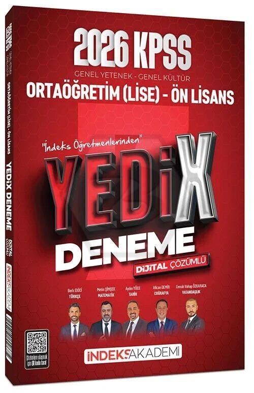 2026 KPSS Lise Ortaöğretim Ön Lisans YEDİX 7 Deneme Çözümlü