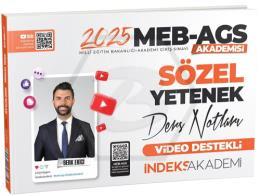 2025 MEB AGS Sözel Yetenek Video Ders Notları