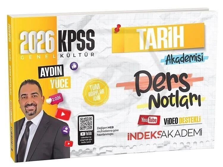 2026 KPSS Tarih Akademisi Video Ders Notları