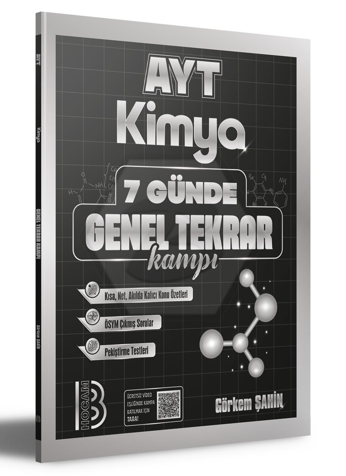 2026 AYT Kimya 7 Günde Genel Tekrar Kampı