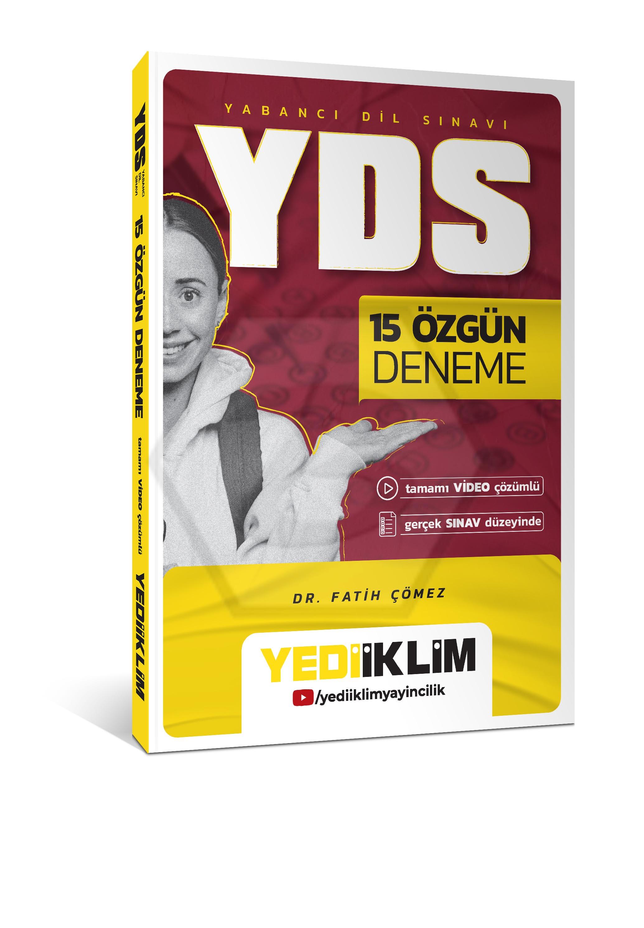2026 YDS 15 Özgün Deneme Tamamı Video Çözümlü