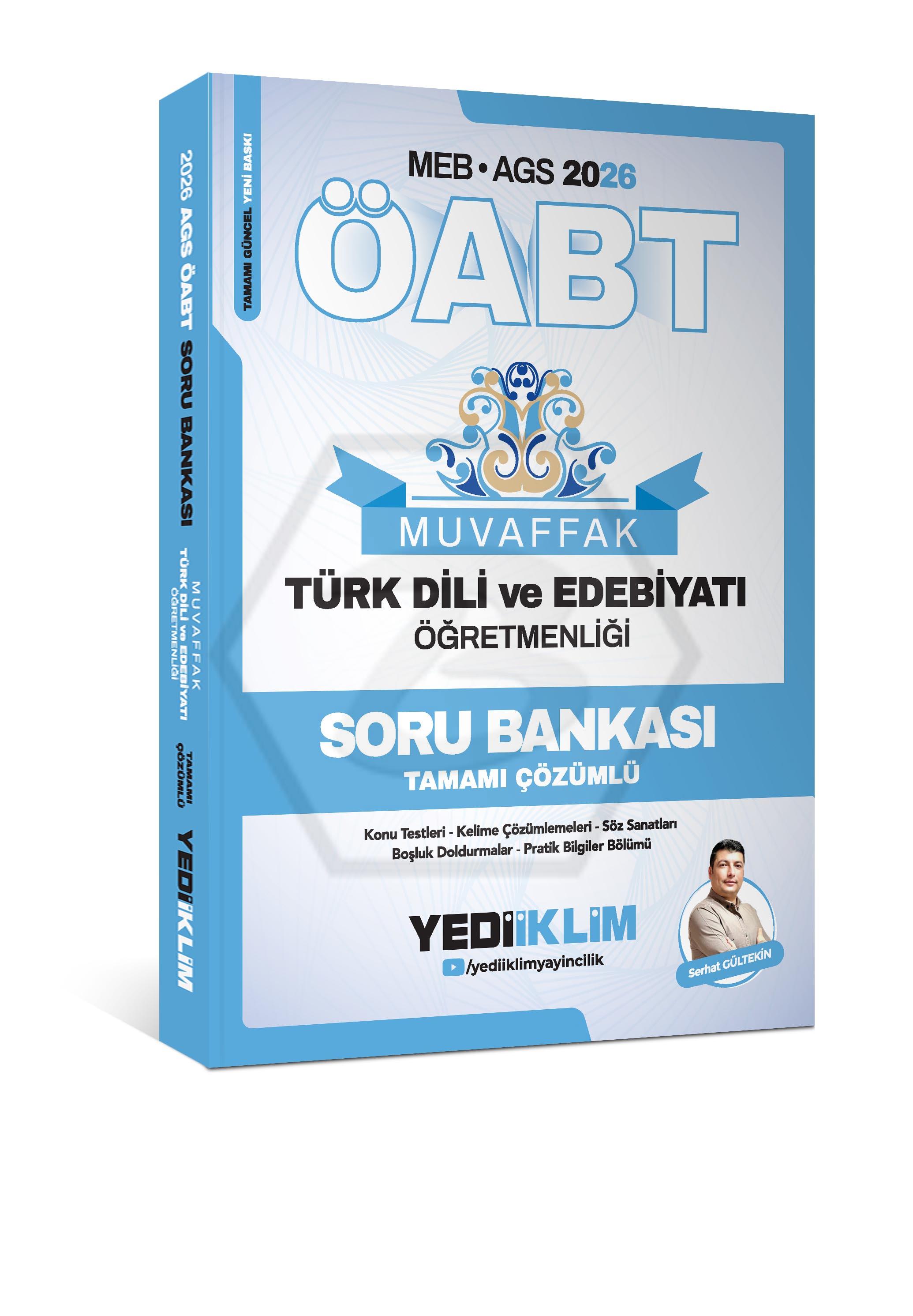 2026  MEB AGS ÖABT Muvaffak Türk Dili Ve Edebiyatı Öğretmenliği Soru Bankası Tamamı Çözümlü