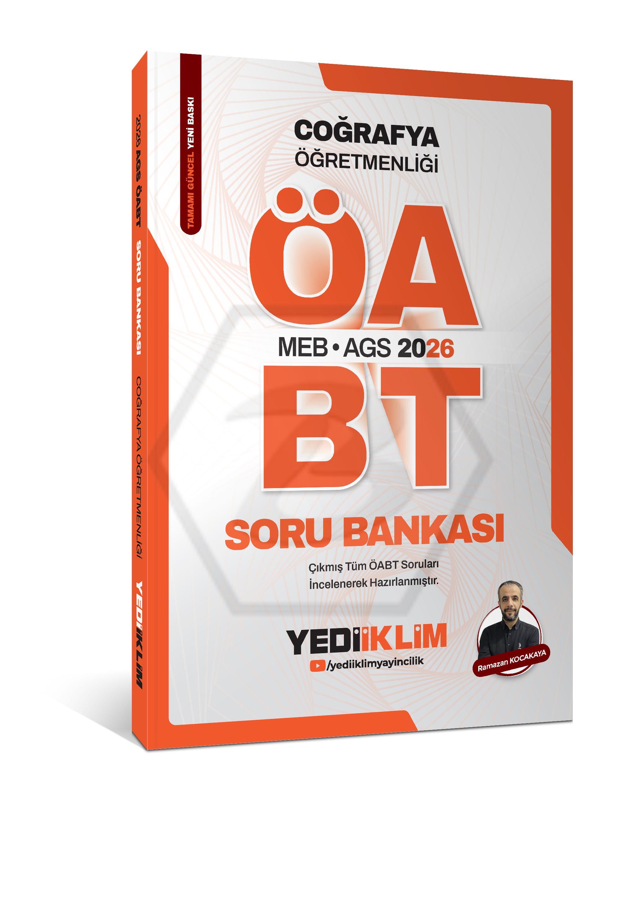 2026 MEB AGS ÖABT Coğrafya Öğretmenliği  Tamamı Çözümlü Soru Bankası