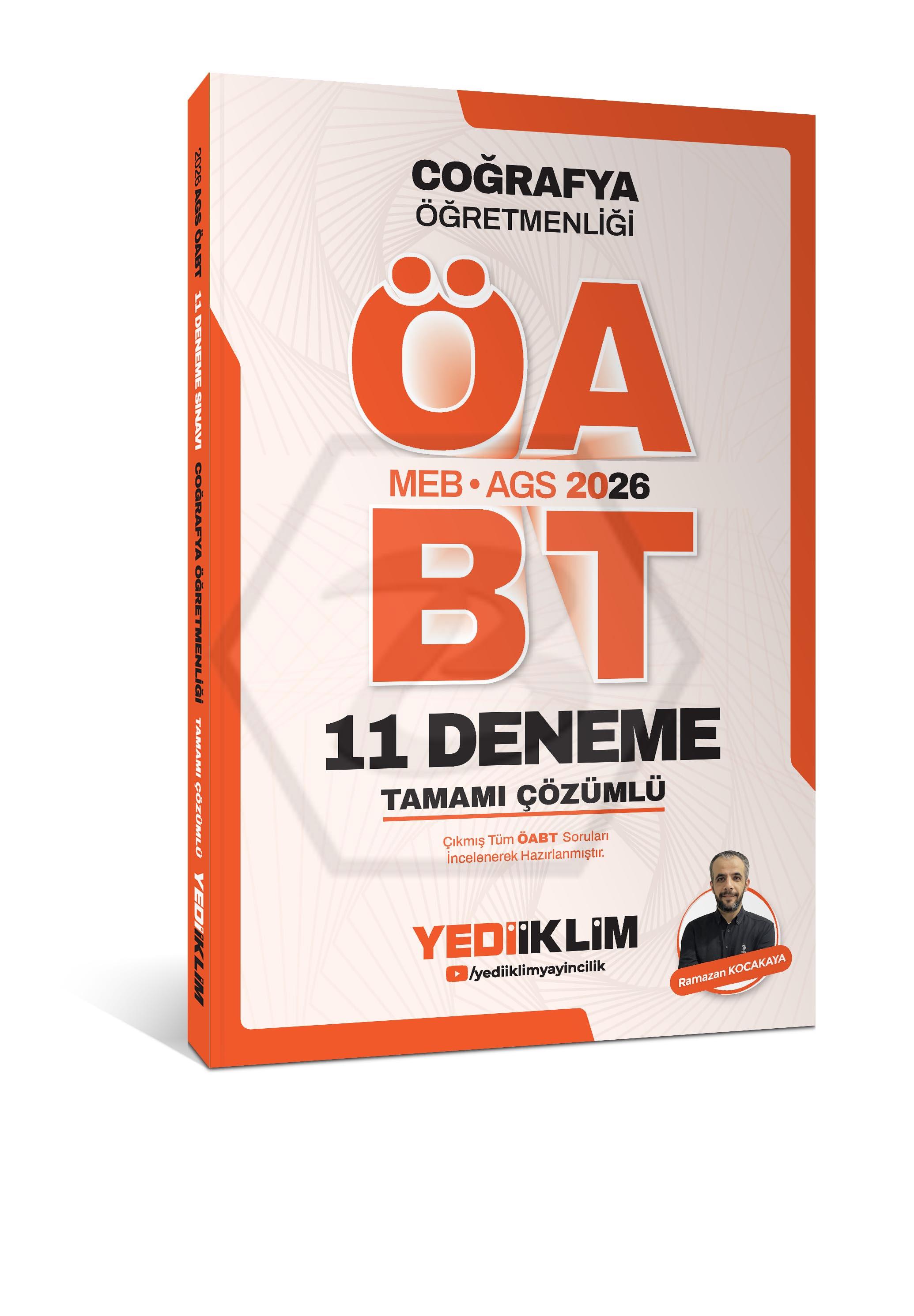 2026 MEB AGS ÖABT Coğrafya Öğretmenliği Tamamı Çözümlü 11 Deneme