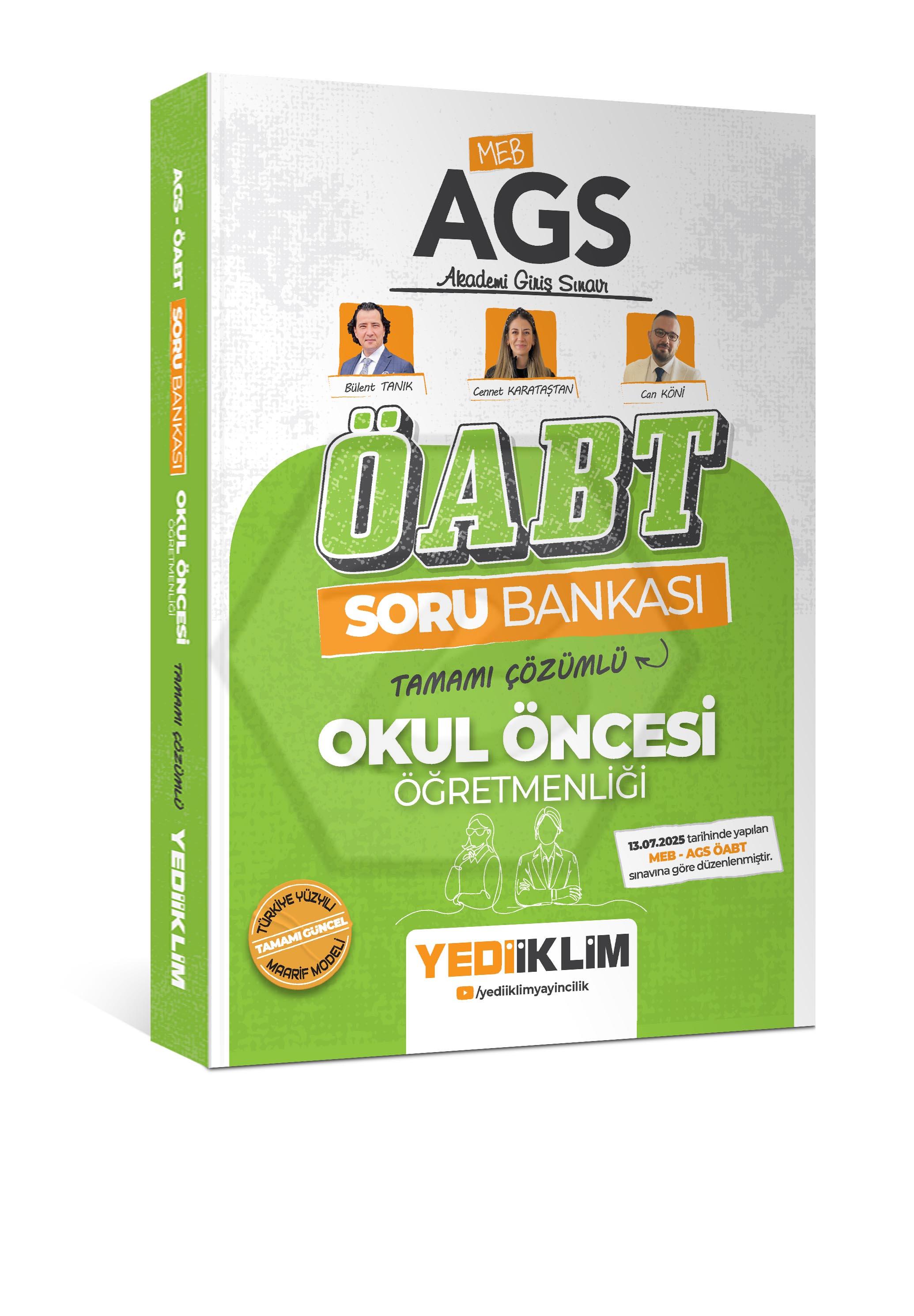 2026 MEB AGS ÖABT Okul Öncesi Öğretmenliği Tamamı Çözümlü Soru Bankası