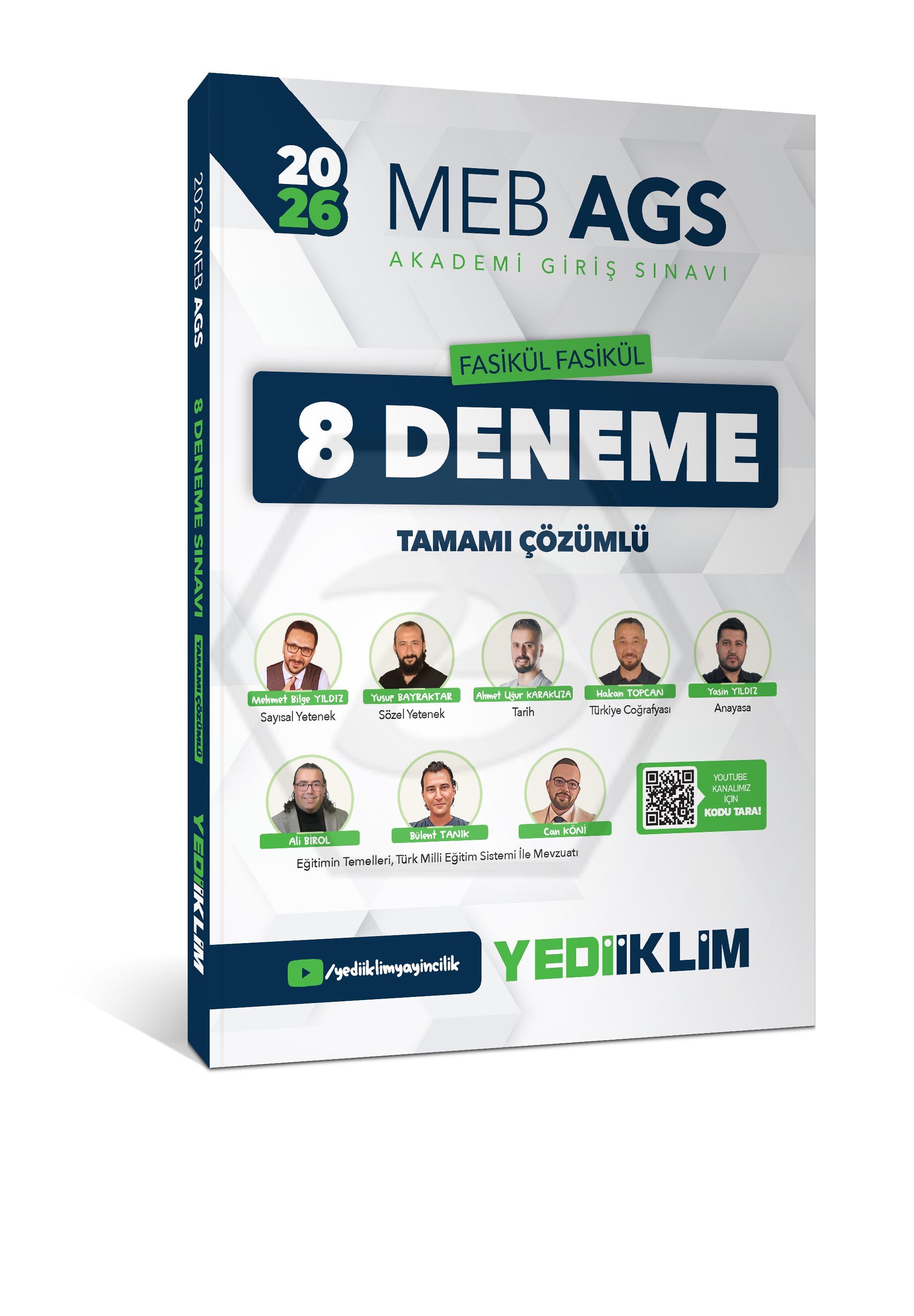 2026 MEB AGS Fasikül Fasikül 8 Deneme Tamamı Çözümlü