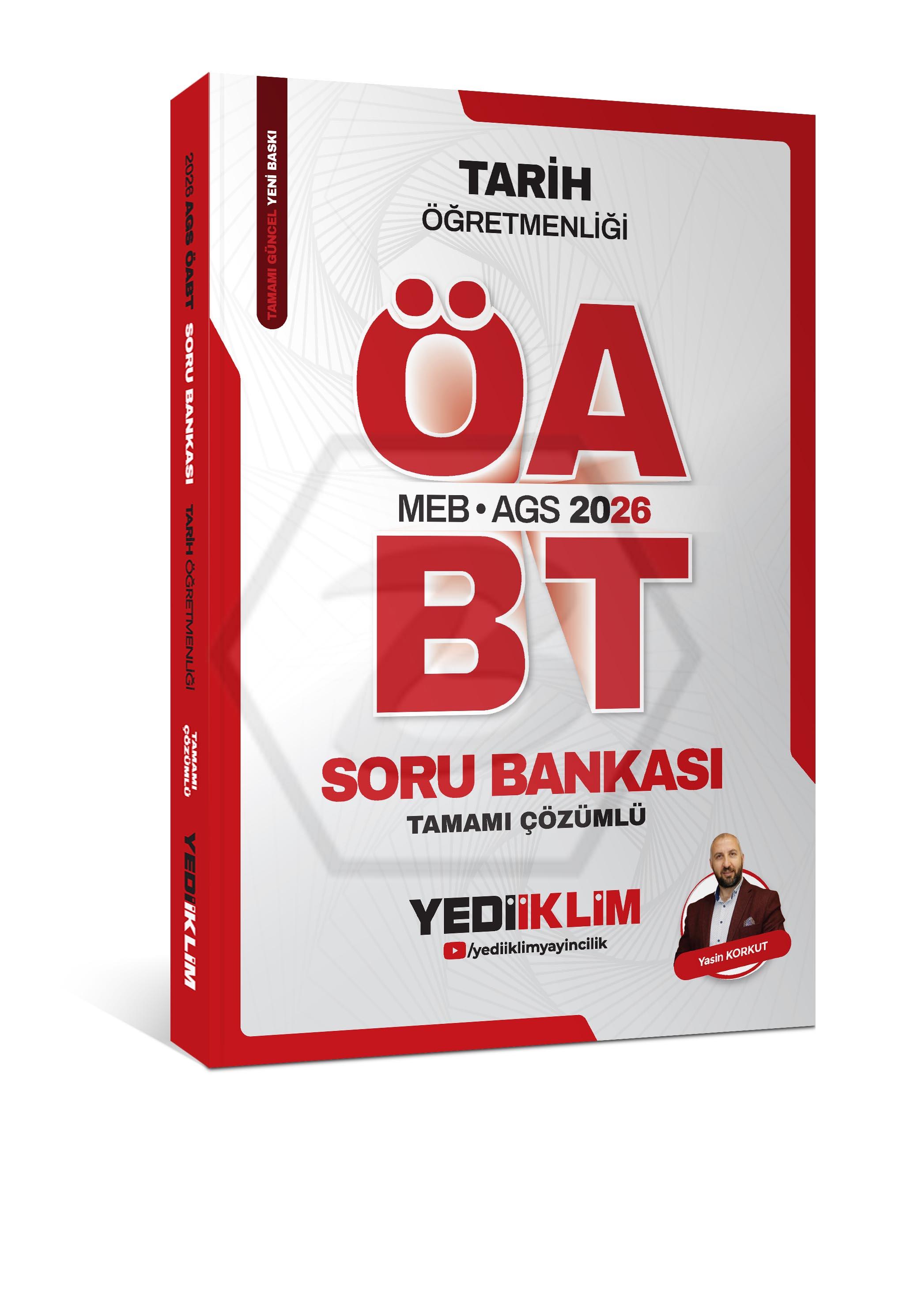 2026 MEB AGS ÖABT Tarih Öğretmenliği Tamamı Çözümlü Soru Bankası