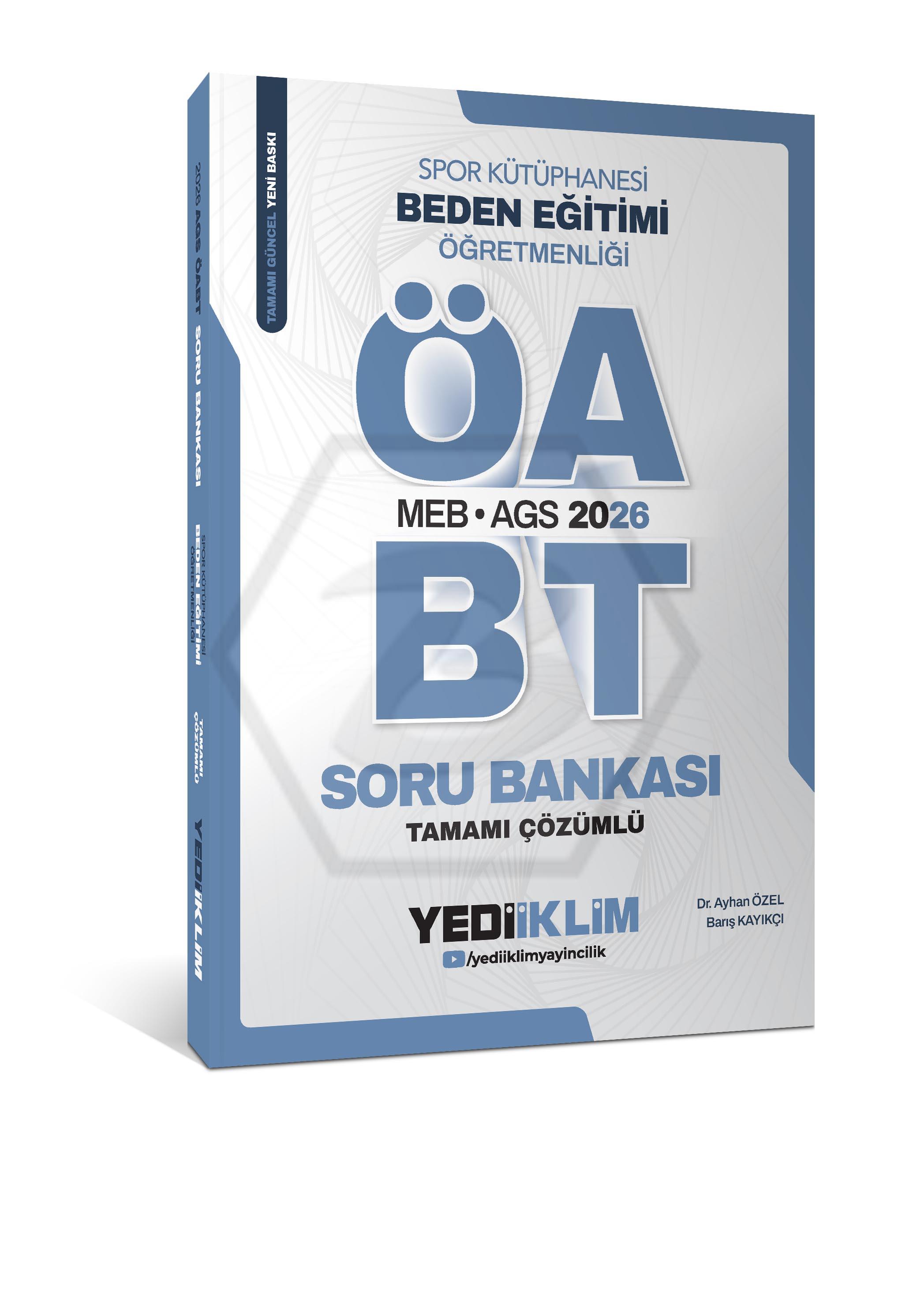 2026 MEB AGS ÖABT Beden Eğitimi Öğretmenliği Tamamı Çözümlü Soru Bankası