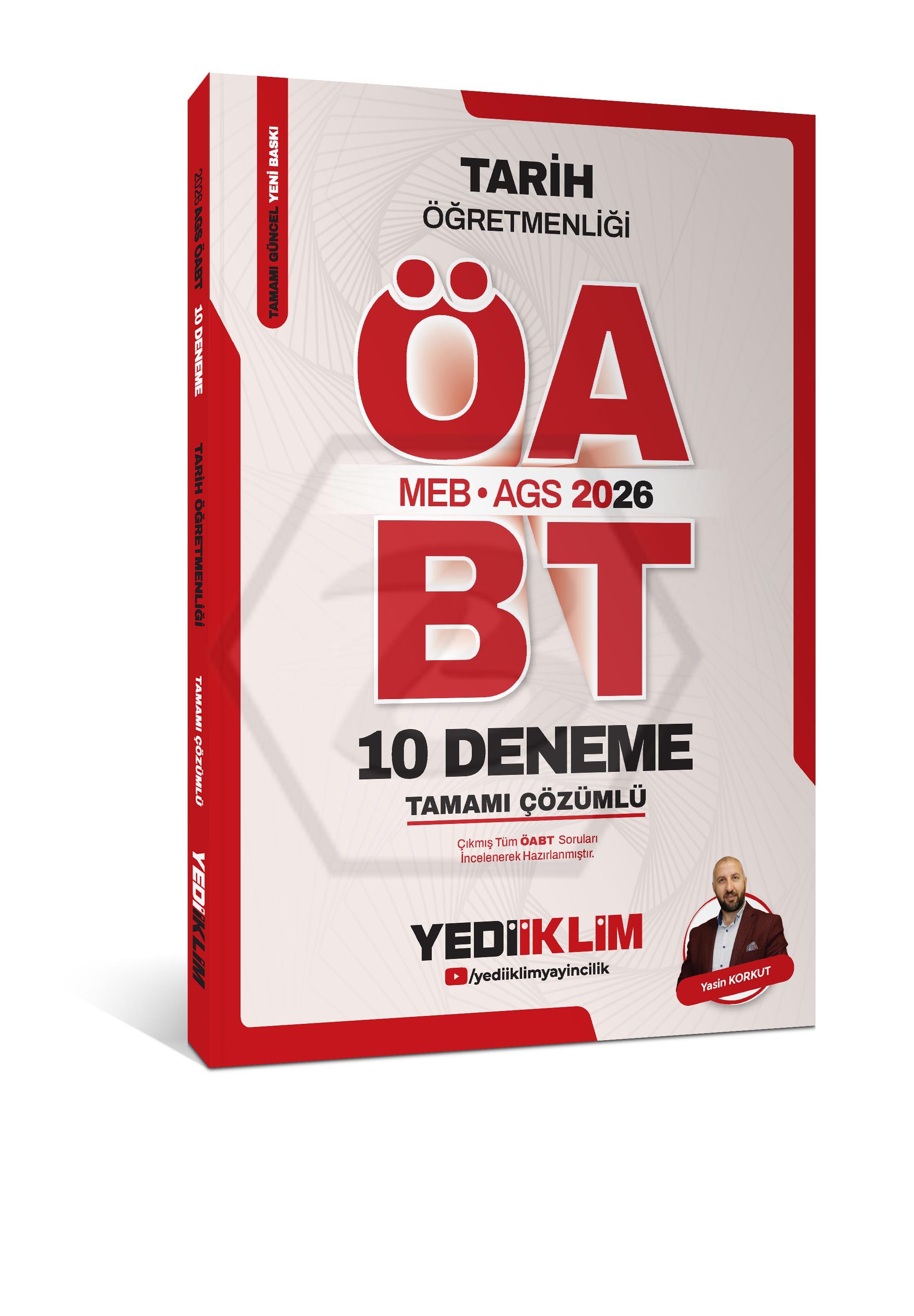 2026 MEB AGS ÖABT Tarih Öğretmenliği Tamamı Çözümlü 10 Deneme