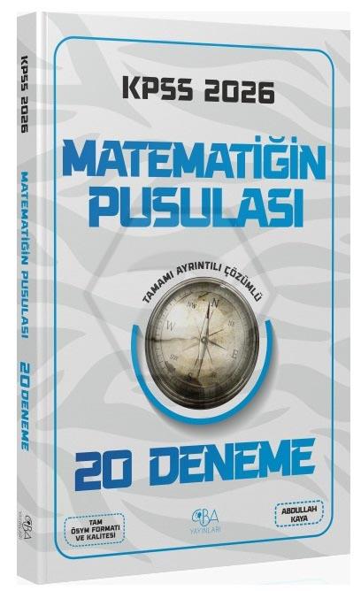 2026 KPSS Matematik Matematiğin Pusulası 20 Deneme Çözümlü
