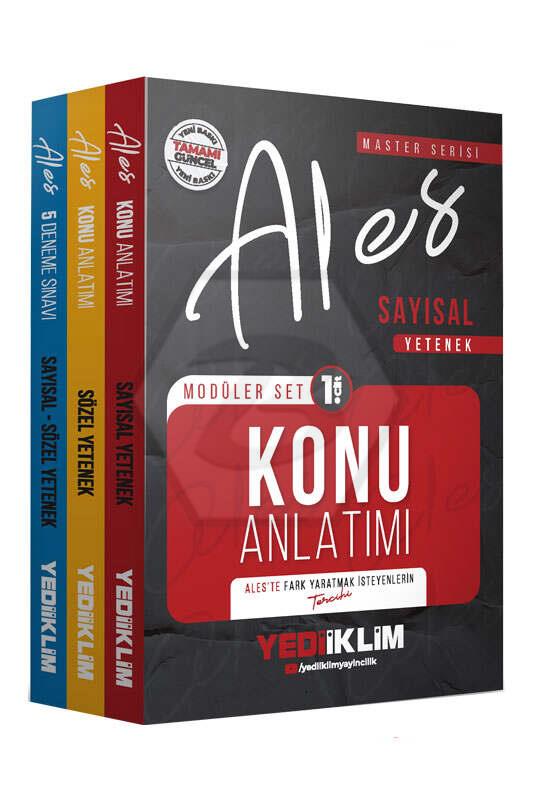2026 Master Serisi ALES Sayısal-Sözel Yetenek Konu Modüler Set+5 Deneme (3 Kitap)