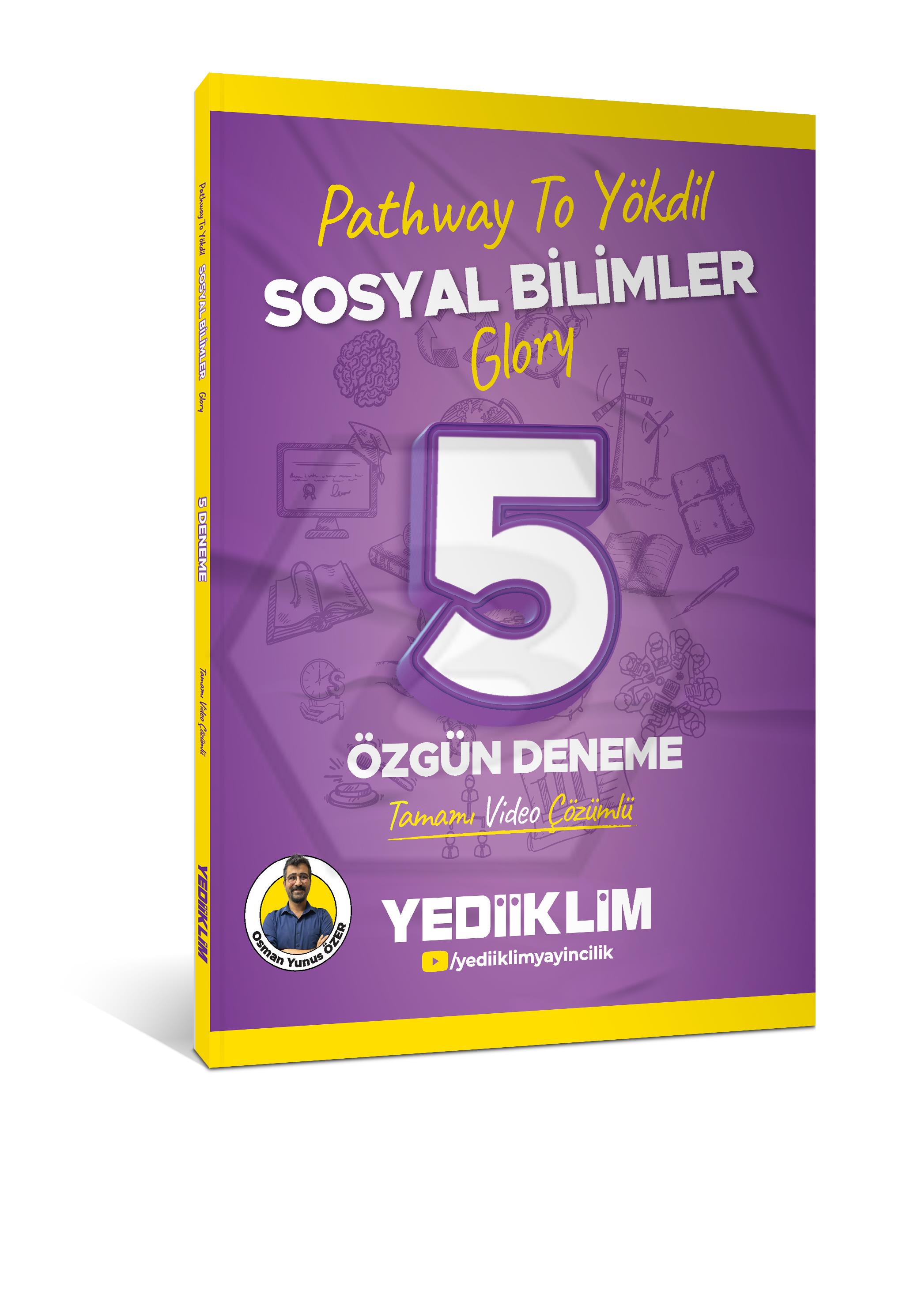 Pathway To Yökdil Sosyal Bilimler Glory Tamamı Video Çözümlü 5 Özgün Deneme