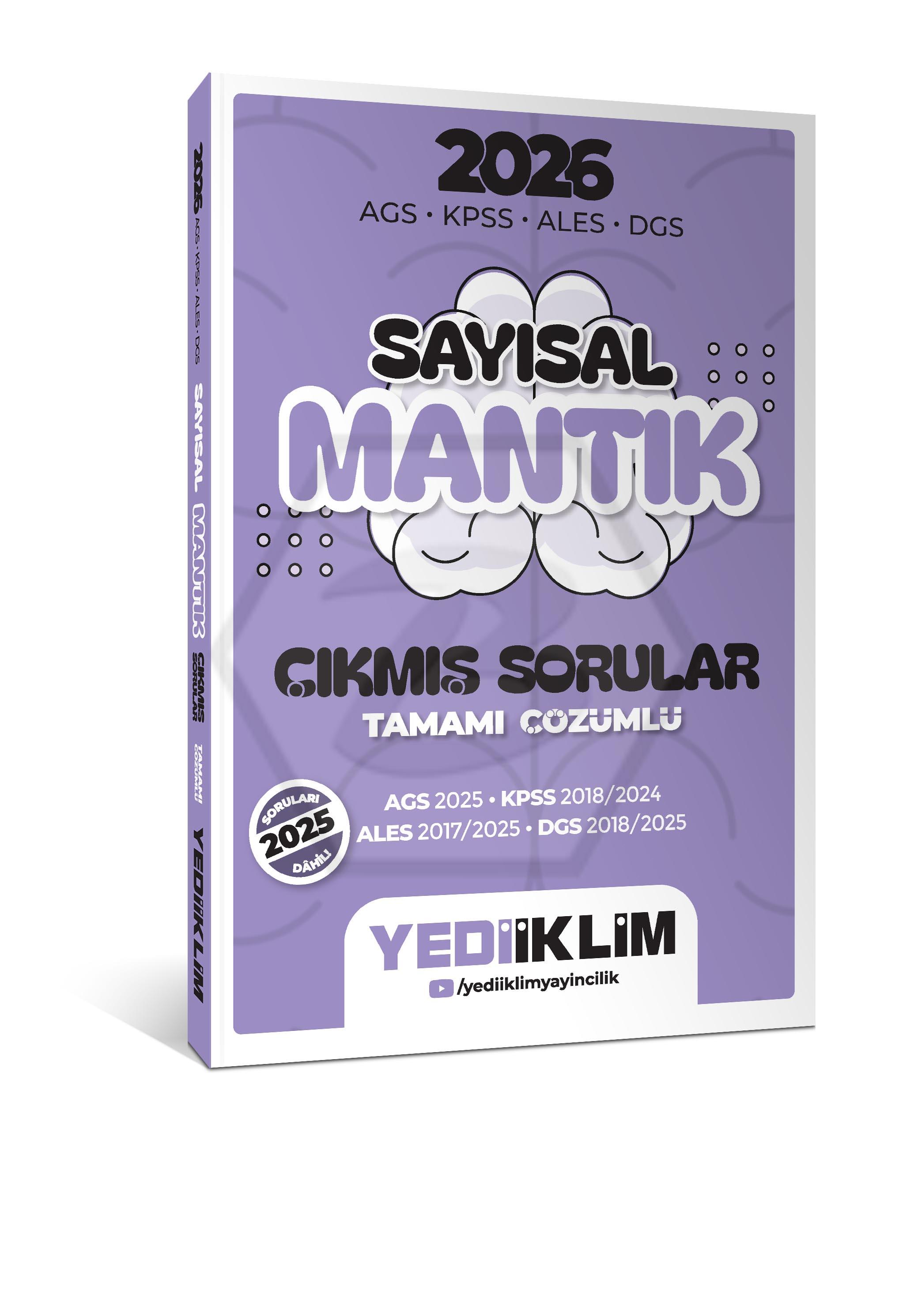 2026 AGS KPSS ALES DGS Sayısal Mantık Tamamı Çözümlü Çıkmış Sorular