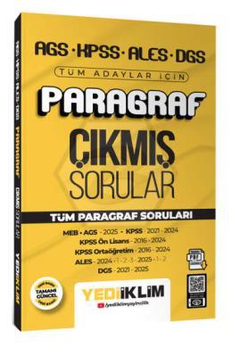 AGS KPSS ALES DGS Tüm Adaylar İçin Paragraf Tamamı PDF Çözümlü Tüm Paragraf Soruları Çıkmış Sorular