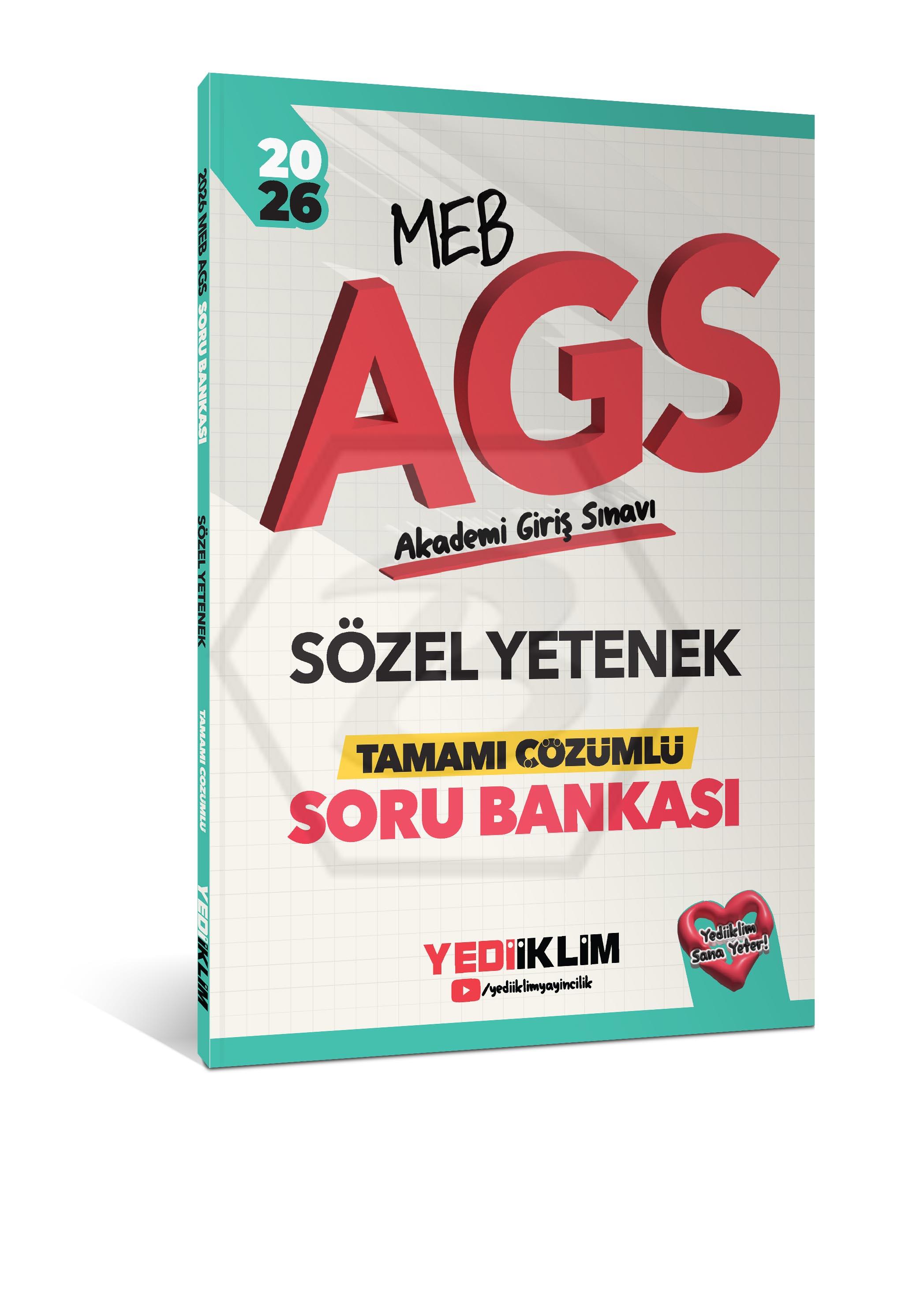 2026 MEB AGS Sözel Yetenek Tamamı Çözümlü Soru Bankası