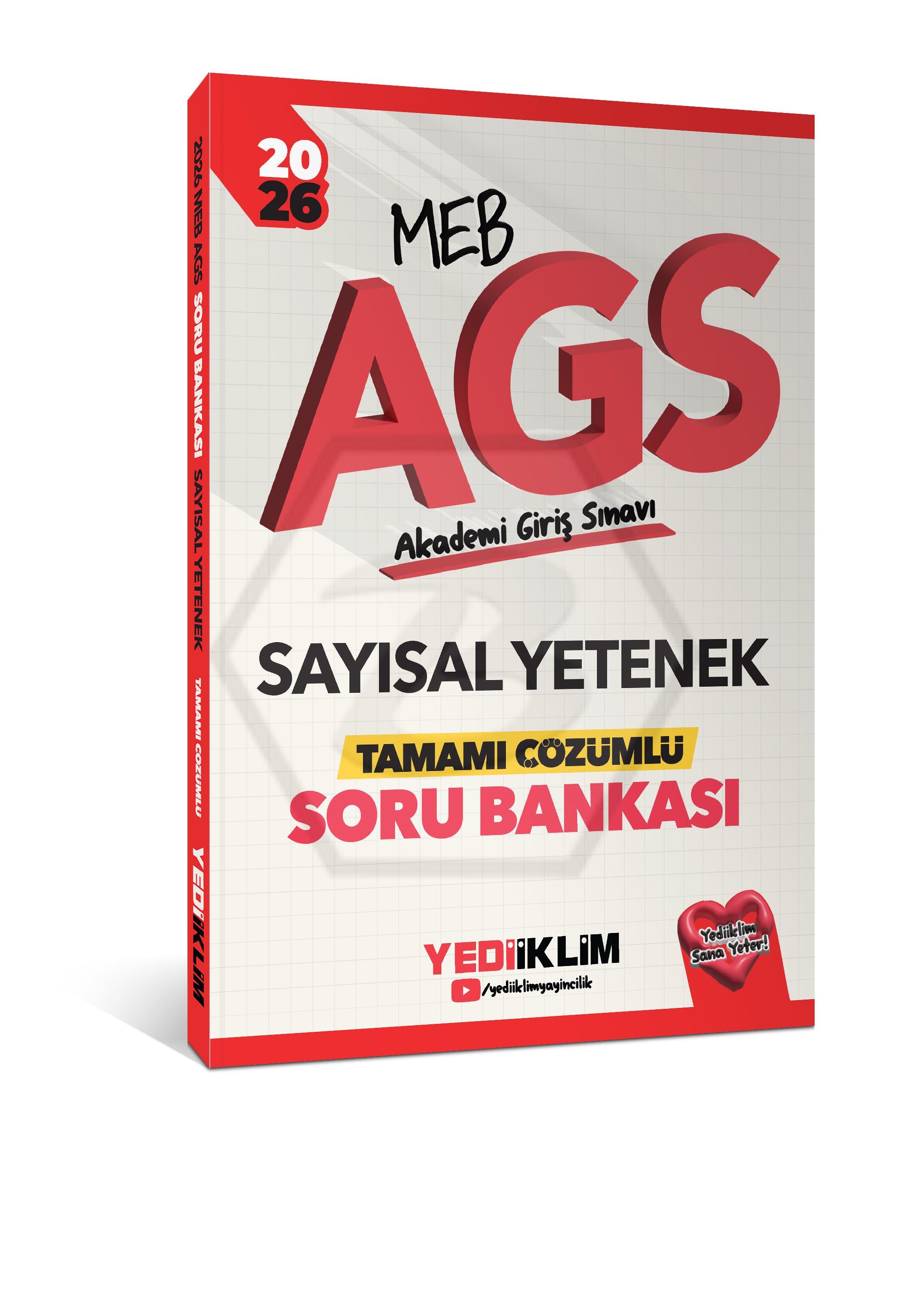 2026  MEB AGS Sayısal Yetenek Tamamı Çözümlü Soru Bankası