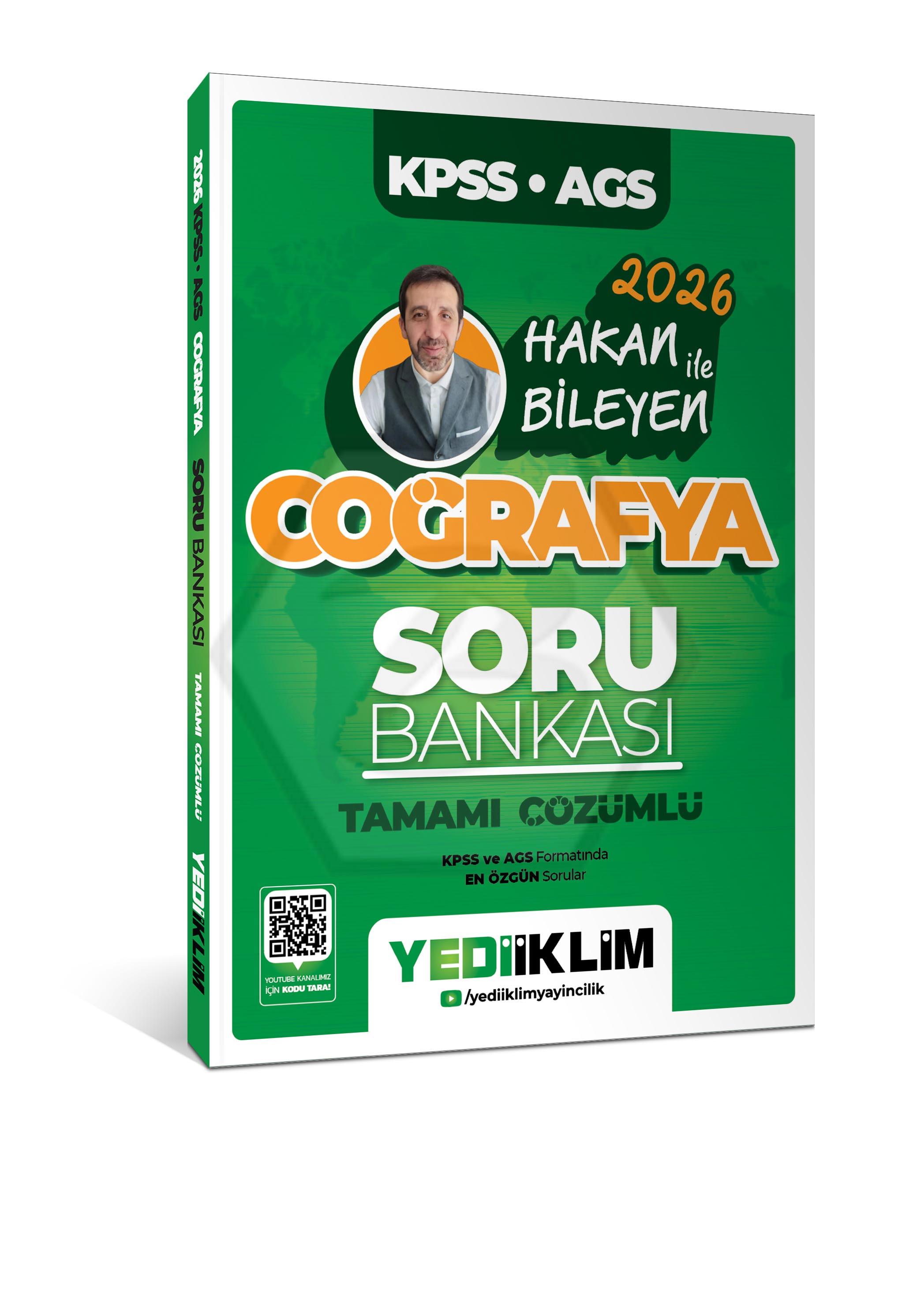 2026 KPSS AGS Coğrafya Tamamı Çözümlü Soru Bankası