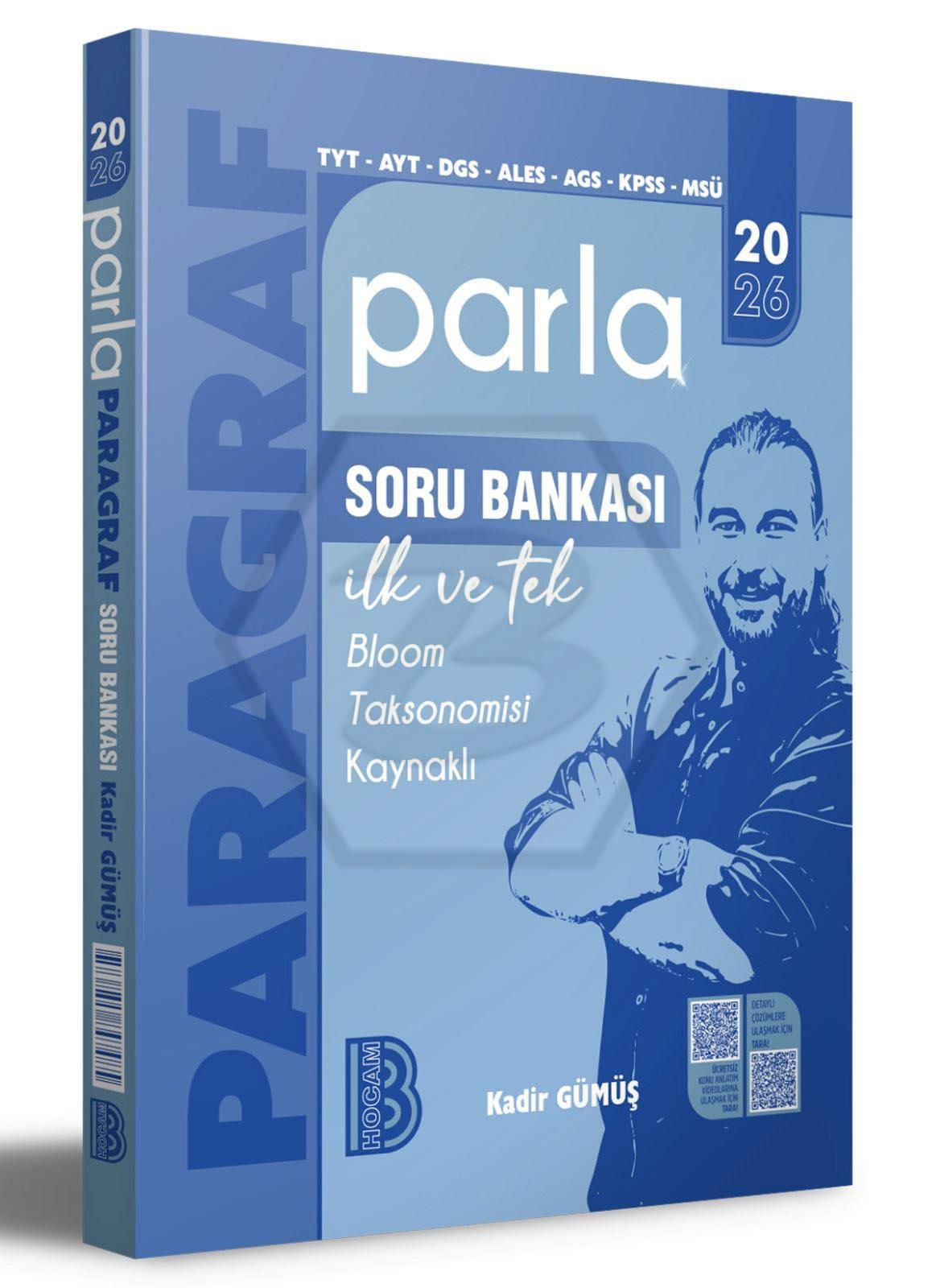 2026 TYT- AYT- DGS- ALES- KPSS- MSÜ Parla Paragraf Soru Bankası