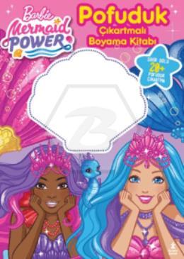 Barbie Medmaıd Power – Pofuduk Çıkartmalı Boyama Kitabı