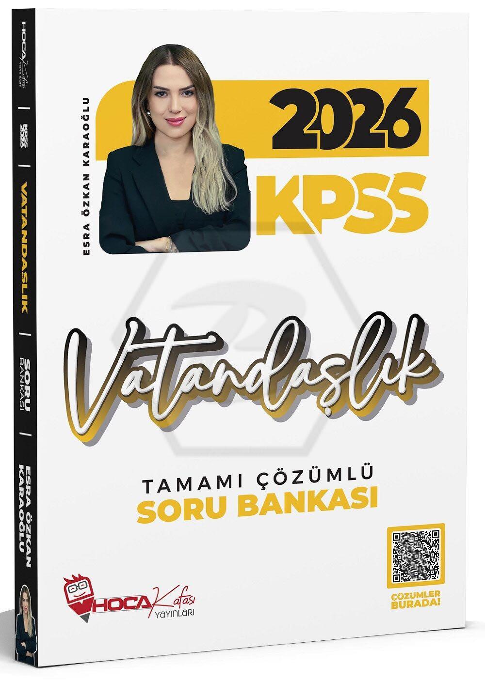 2026 KPSS Vatandaşlık Soru Bankası Çözümlü