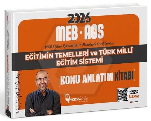 2026 MEB-AGS Eğitimin Temelleri ve Türk Milli Eğitim Sistemi Konu Anlatım Kitabı