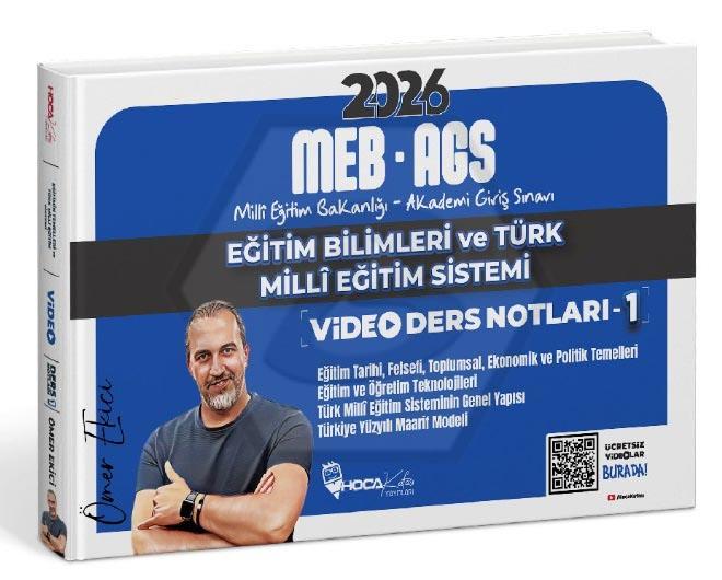 2026 MEB-AGS Eğitim Bilimleri ve Türk Milli Eğitim Sistemi Video Ders Notları 1
