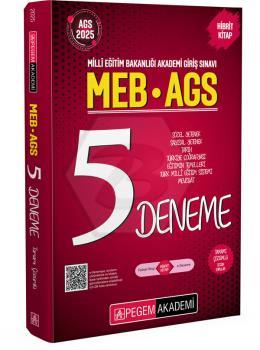 2025 MEB-AGS Tamamı Çözümlü 5 Deneme
