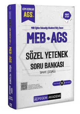 MEB AGS Kim Korkar Sözel Yetenek Soru Bankası Tamamı Çözümlü