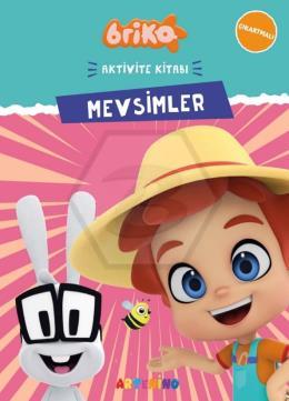 Briko Mevsimler / Çıkartmalı Aktivite Kitabı Serisi