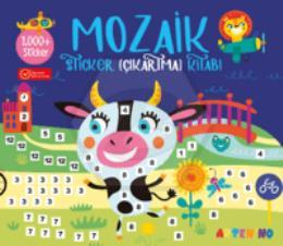Mozaik Sticker Çıkartma Kitabı - Lacivert