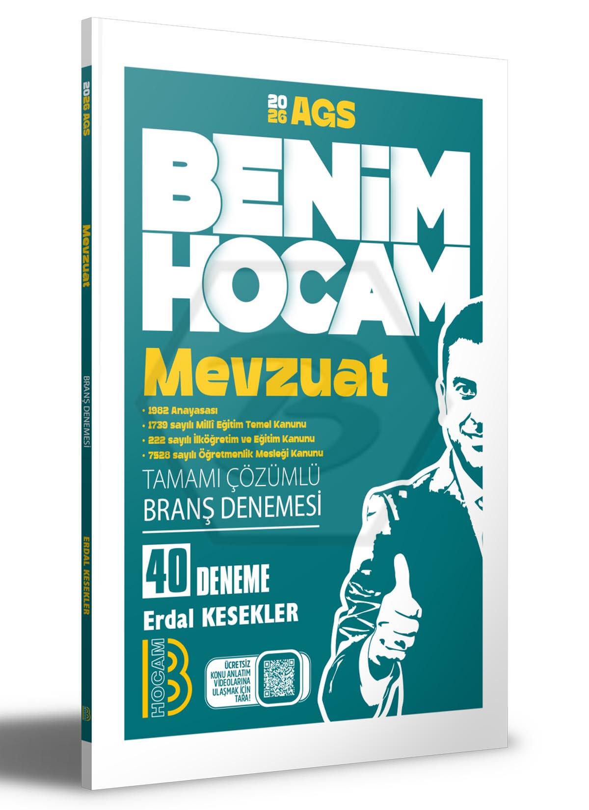 2026 AGS Mevzuat Tamamı Çözümlü 40 Branş Deneme