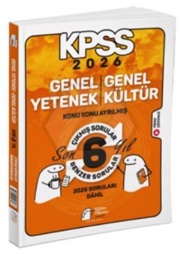 2026 KPSS Genel Yetenek Genel Kültür Konu Konu Son 6 Yıl Çıkmış-Benzer Sorular