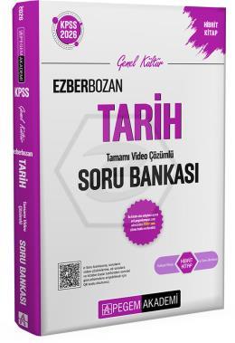 2026 KPSS Genel Yetenek Genel Kültür Ezberbozan Tarih Tamamı Video Çözümlü Soru Bankası