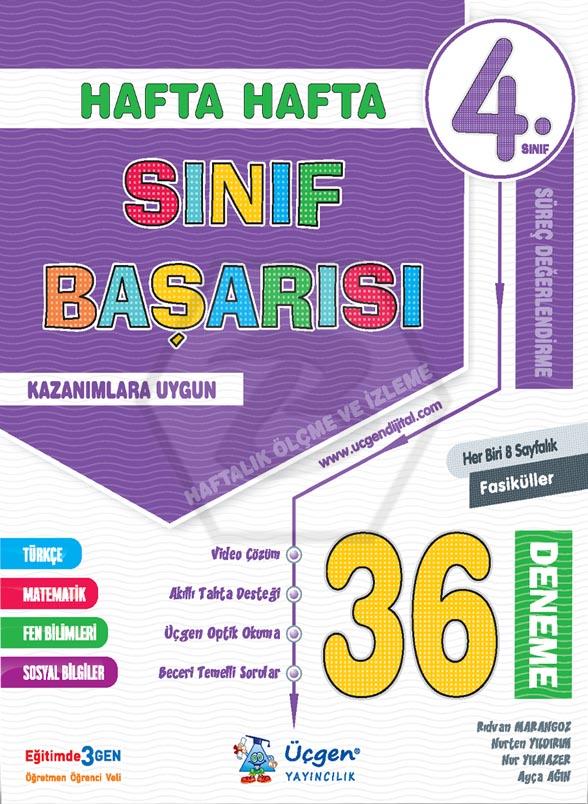 4. Sınıf Hafta Hafta - SINIF Başarısı - 36 Fasikül
