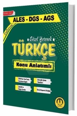 ALES DGS MEB-AGS Sözel Yetenek Türkçe Konu Anlatımlı