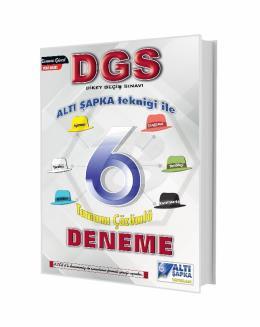 DGS 6 Çözümlü Deneme