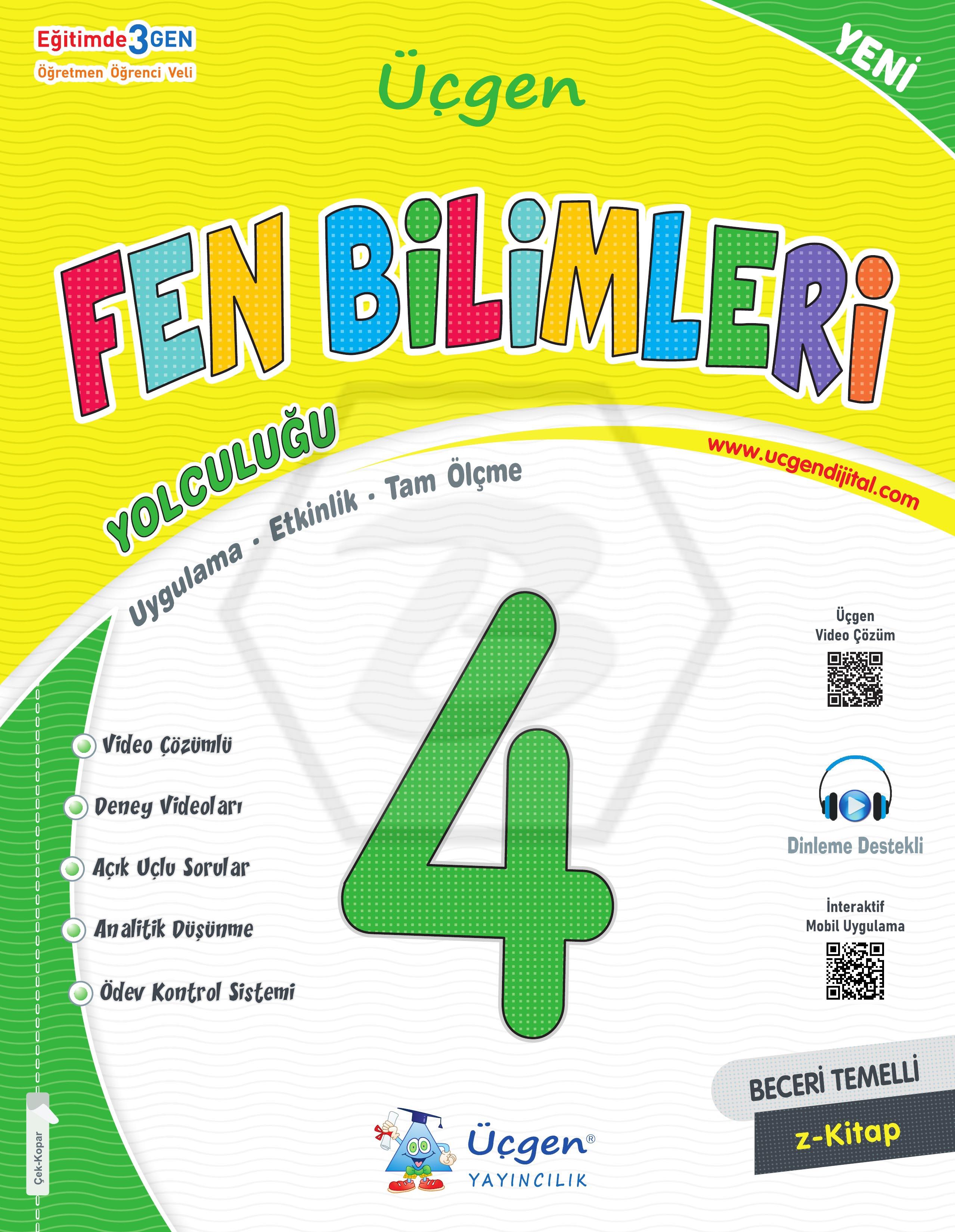 4. Sınıf Beceri Temelli - FEN BİLİMLERİ Yolculuğu - 2024