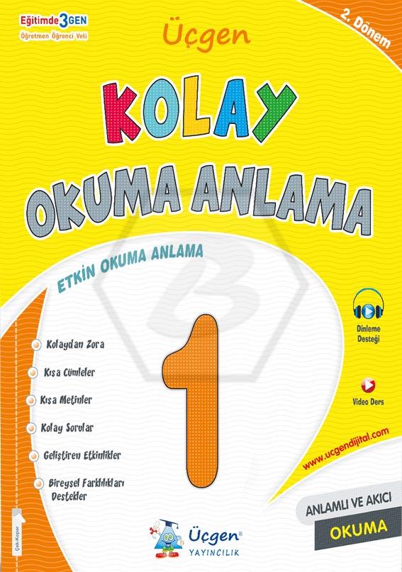 1. Sınıf - Kolay OKUMA ANLAMA - 2. Döneme Ön Hazırlık - 2025