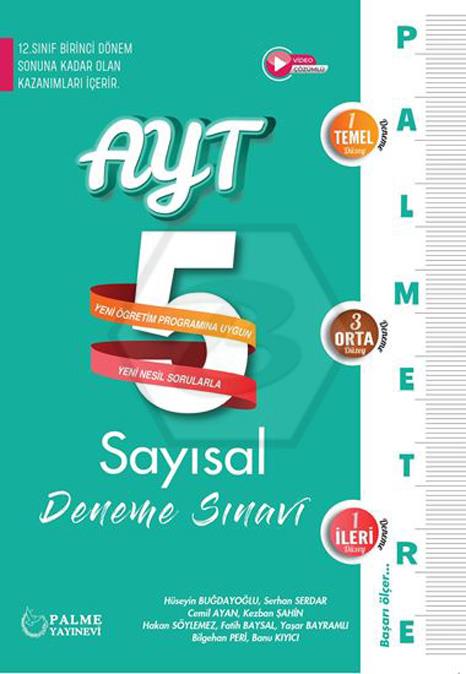 AYT Palmetre Sayısal 5 Deneme Sınavı