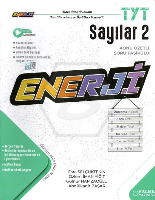 TYT Enerji Sayılar 2 Konu Özetli Soru Fasikülü