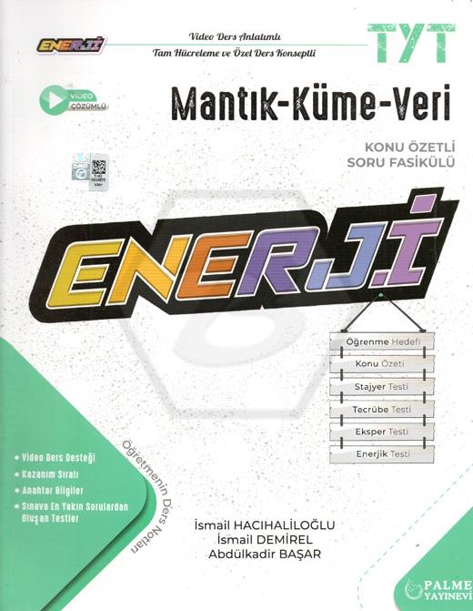 TYT Enerji Mantık. Küme ve Veri Konu Özetli Soru Fasikülü