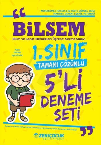 1.Sınıf Bilsem Tamamı Çözümlü 5 li Deneme Sınavı