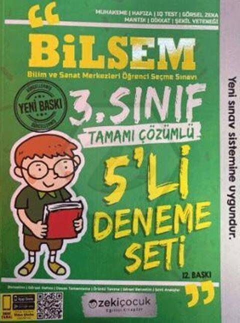 3.Sınıf Bilsem 5li Deneme Seti