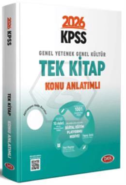 2026 KPSS Genel Yetenek - Genel Kültür Tek Kitap Konu Anlatımlı 