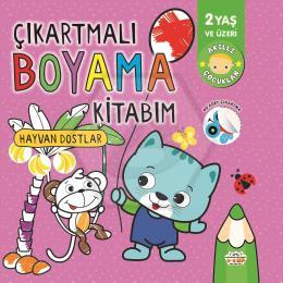 Çıkartmalı Boyama Kitabım-Hayvan Dostlar