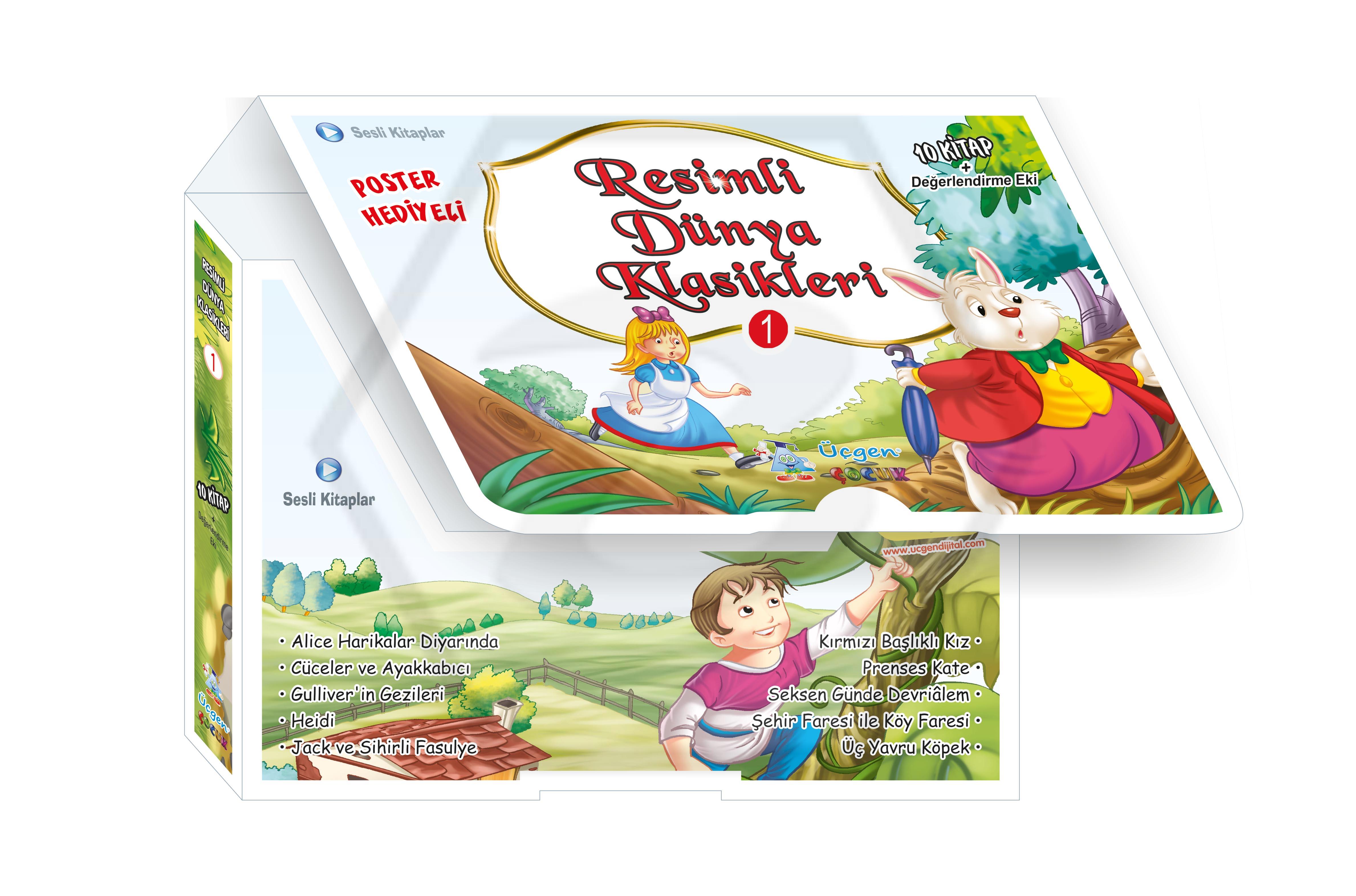 RESİMLİ DÜNYA KLASİKLERİ 1 - Kırmızı Seri - YENİ
