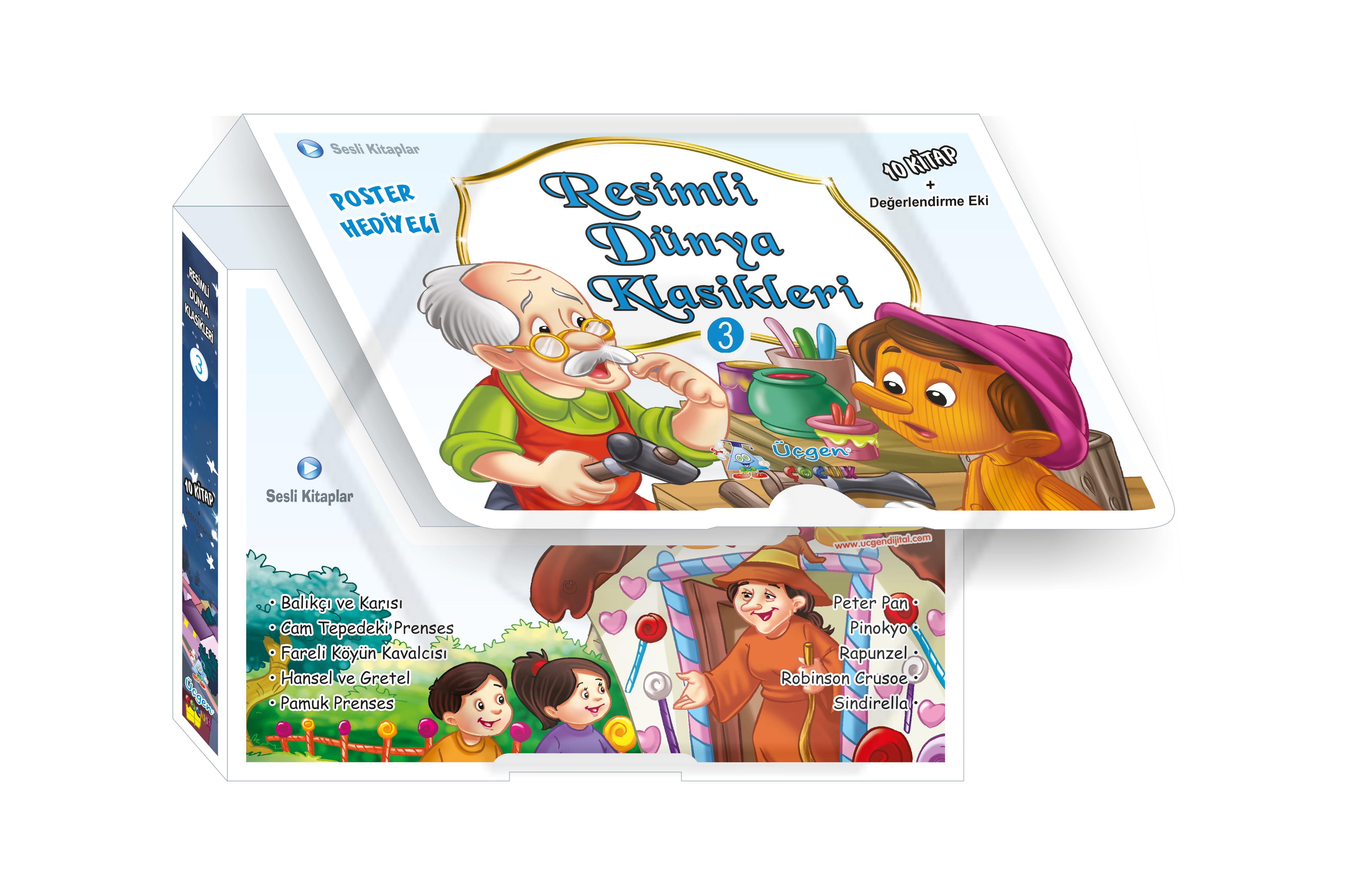 RESİMLİ DÜNYA KLASİKLERİ 3 - Mavi Seri - YENİ