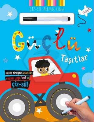 Çiz – Sil Aktivite Kitabı Güçlü Taşıtlar