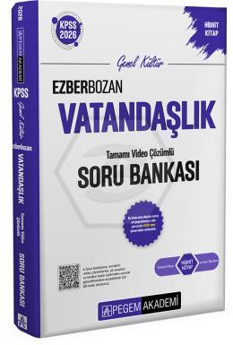 2026 KPSS Ezberbozan Vatandaşlık Tamamı Video Çözümlü Soru Bankası